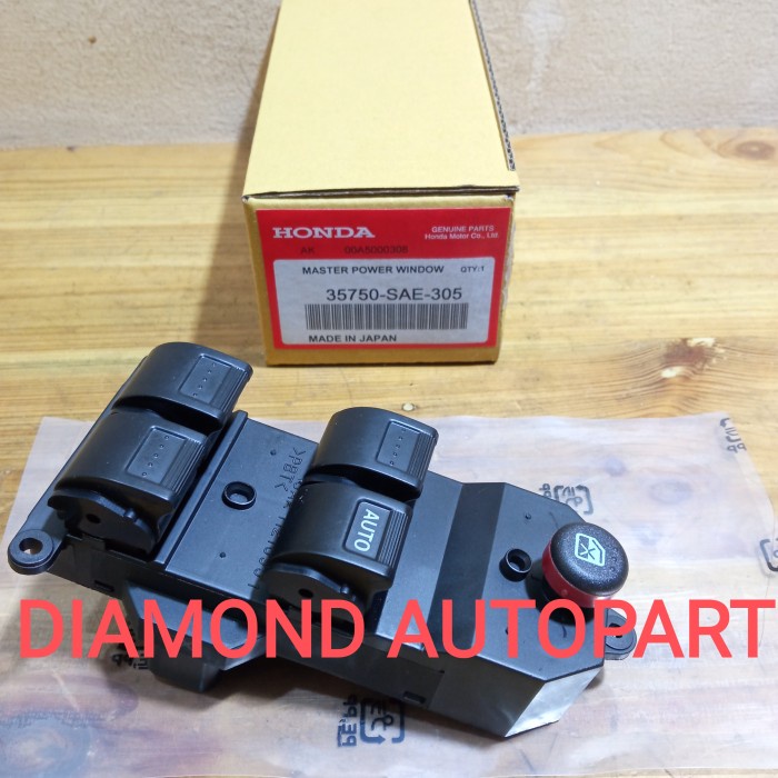 SWITCH MASTER POWER WINDOW HONDA CRV GEN 2 JAZZ OLD CITY STREAM