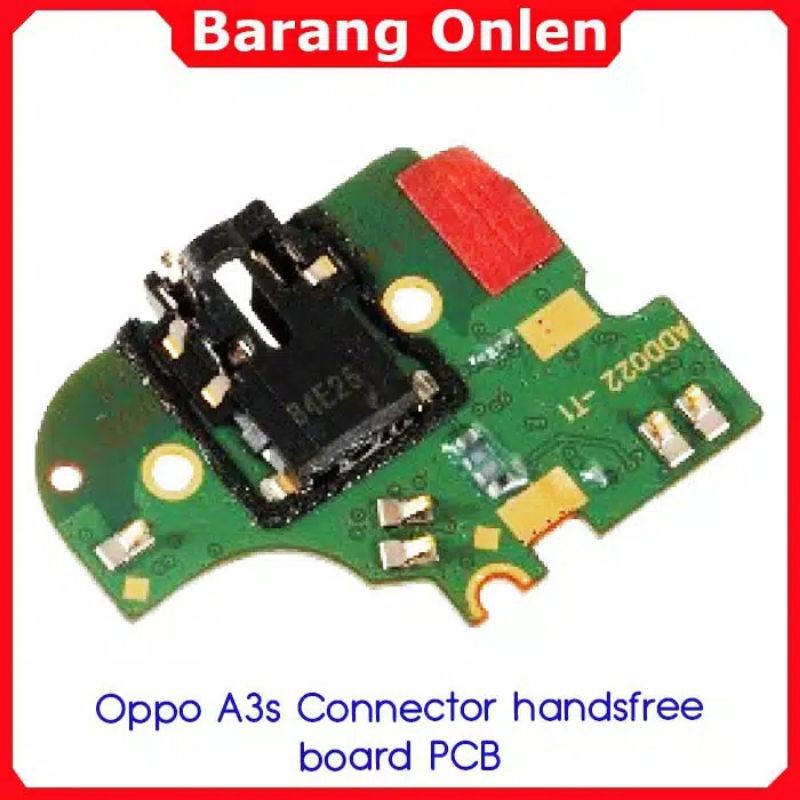 PCB OPPO A3S PAPAN CONEKTOR OPPO A3S H/F+MIC