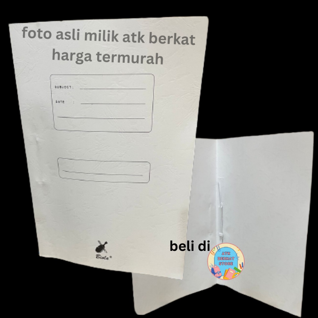 

Map folder kertas stopmap Biola Snel hecter 5001 warna Putih Ungu