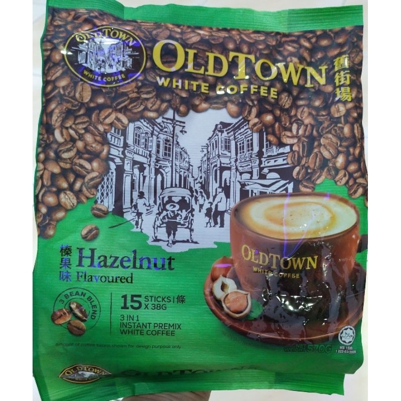 

COD OLD TOWN White Coffee HAZELNUT 15 stick