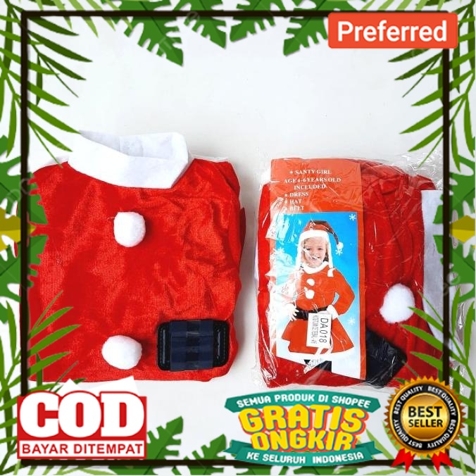 

Baju Natal Santa Veet Tebal Dewasa Anak Kostum Christmas Santa Dress Limited Edition// Kostum Natal / Tahun Baru / HARBOLNAS / PROMO 12.12