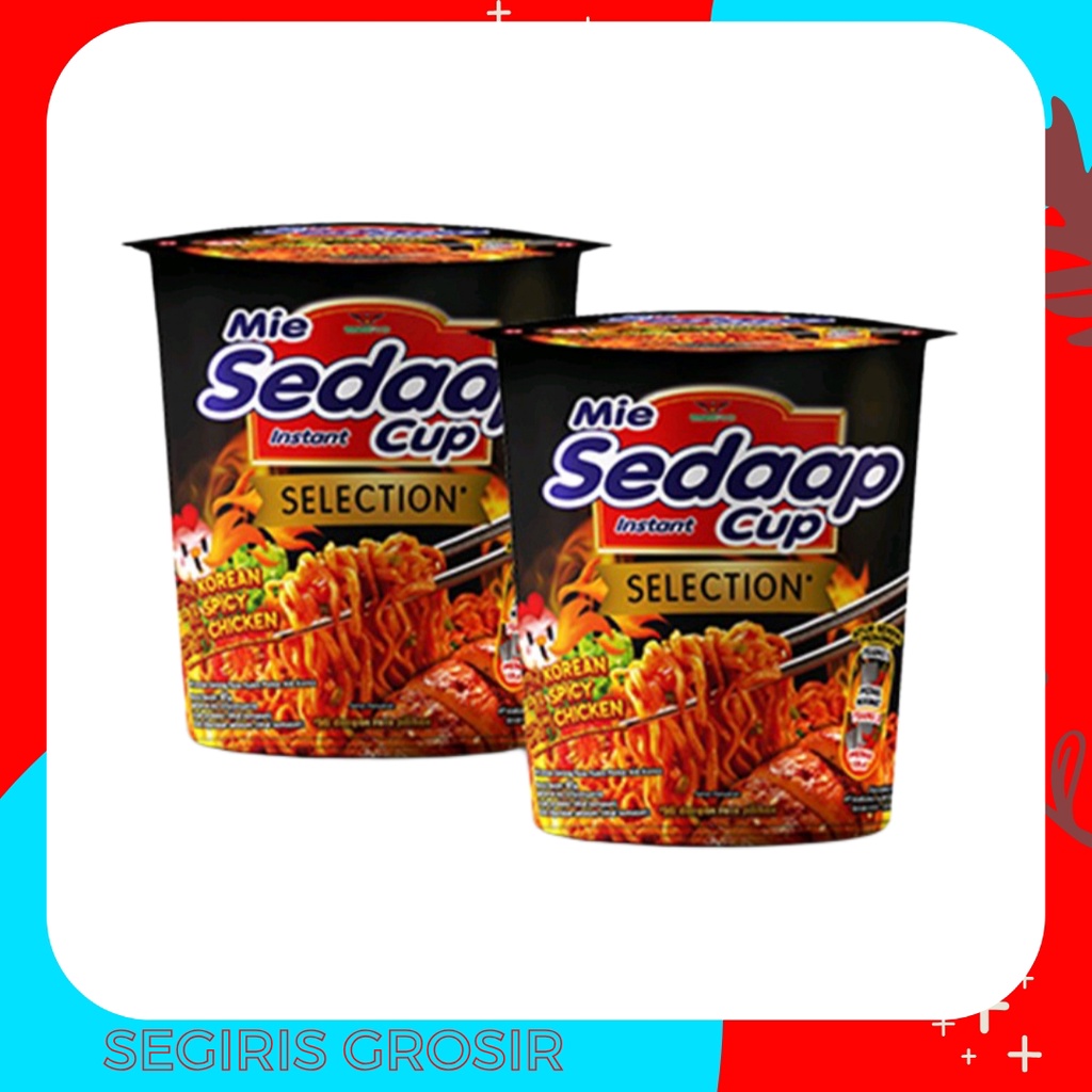 

Sedaap mie instant Korean spicy chicken soup cup 81gr
