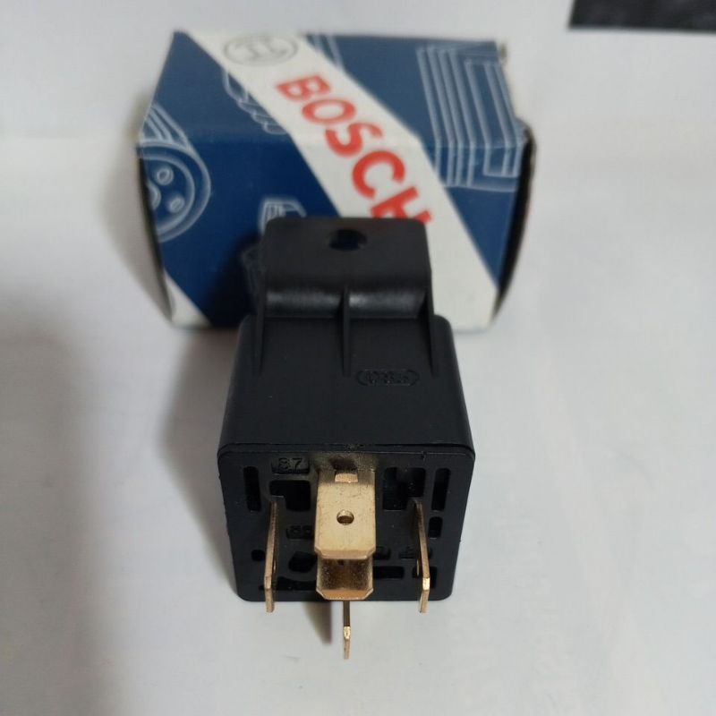 (ORI BOSCH) RELAY RILEY KAKI 5 PEMUTUS ARUS 12V 30/40A ORI erdoganmotor_45