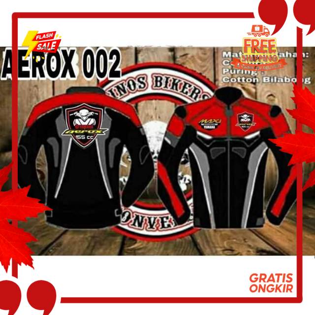OUTFIT JKT48 TERBARU NEW ERA //JAKET AEROX-JAKET TOURING-JAKET MOTOR