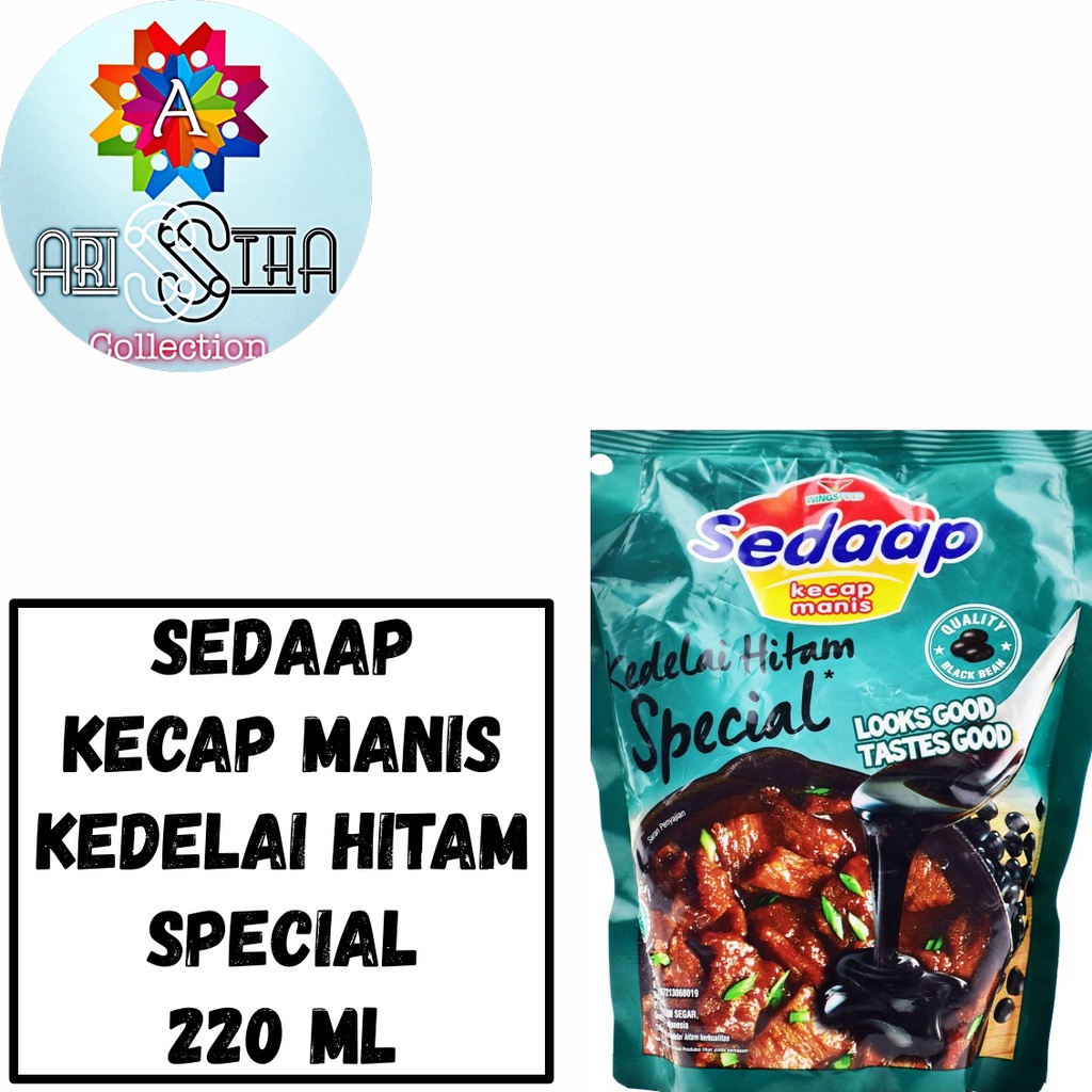 

Sedaap Kecap Manis Kedelai Hitam Special 220 ML