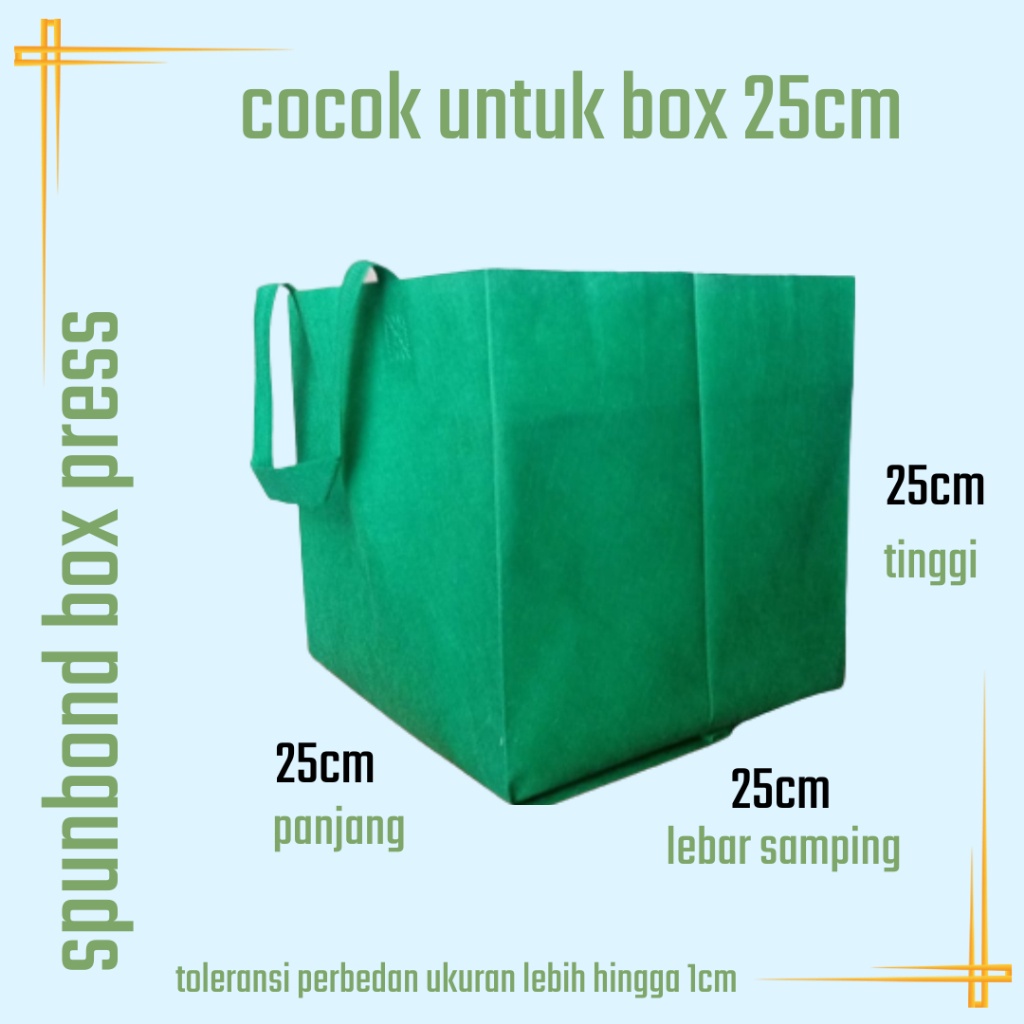 

Victory Tas spunbond box 25 x 25 (Lusin) box gift kotak nasi berkat hajatan syukuran