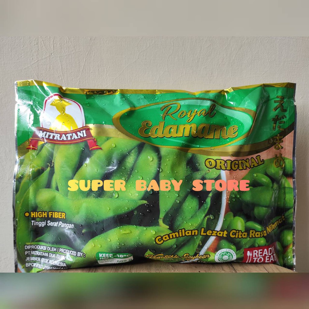 

Edamame Frozen Mitratani Export Quality 500 gr