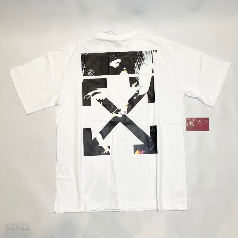 【COD】 Tshirt Offwhite Off White Diag Arrow  Caravaggio White BNIP KAOS