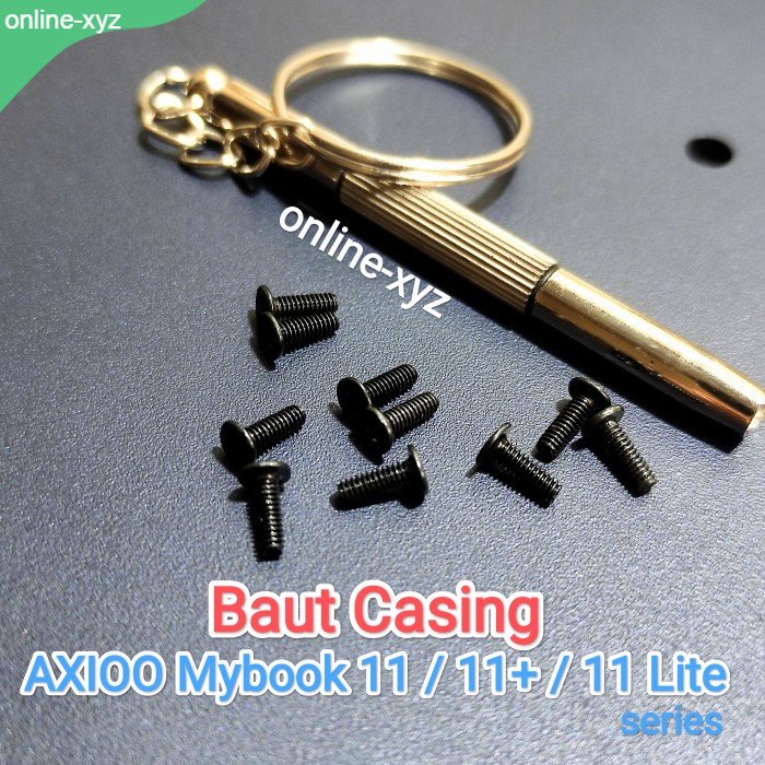 baut mur sekrup casing AXIOO Mybook 11 Lite 11+ P201 P203 N16H N1103A CW11Q3
