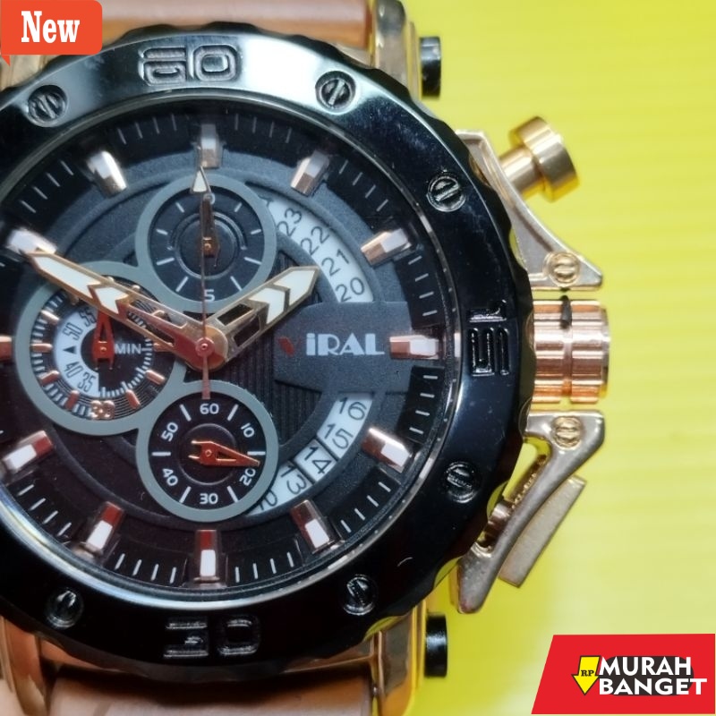 Jam pria keren- VIRAL JAM TANGAN PRIA COWOK ANTI TAHAN AIR SPORT RANTAI VIRAL ORIGINAL ORI 100% terb