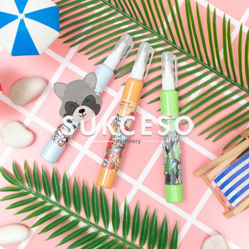 

Joyko Tip Ex Correction Fluid CF-P237 Doodle / Penghapus Cair