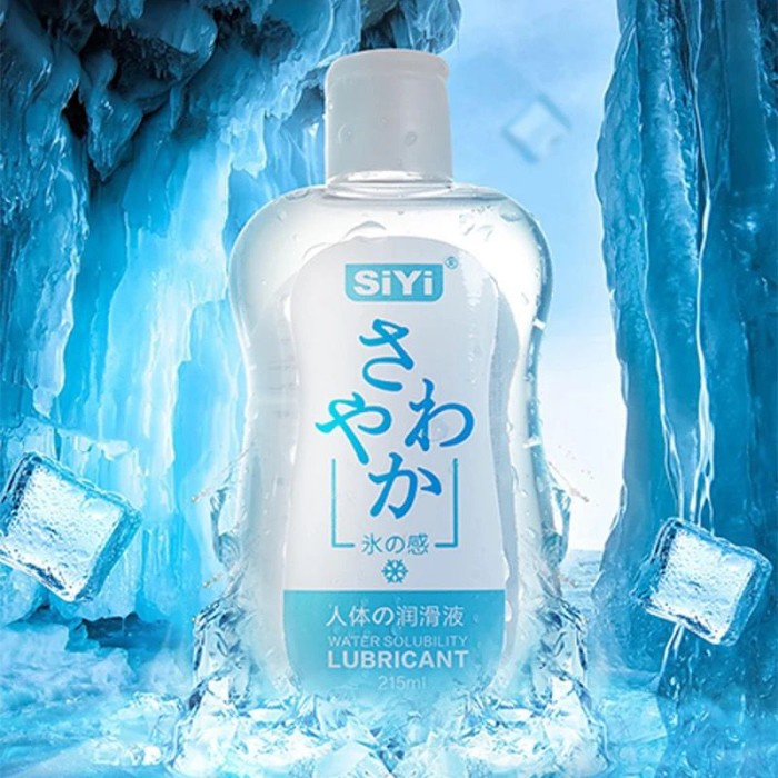 Lubricant Massage Siyi 215ml / Lubricant gel SiYi ice - Fire - Smooth - Biru Dingin - kode 2