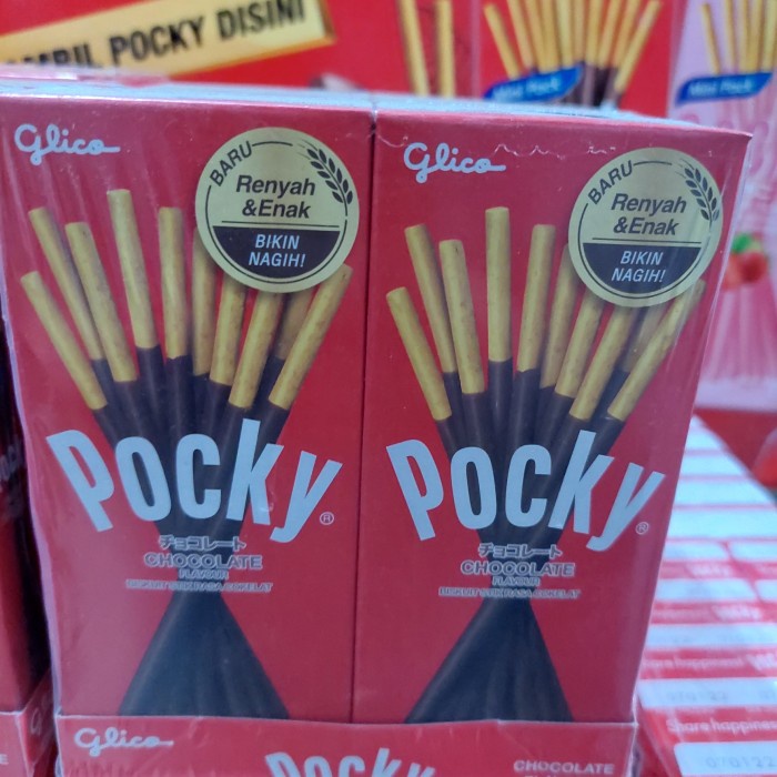 

Pocky mini chocolate 22 gram 1 box isi 10 pack x 22 g