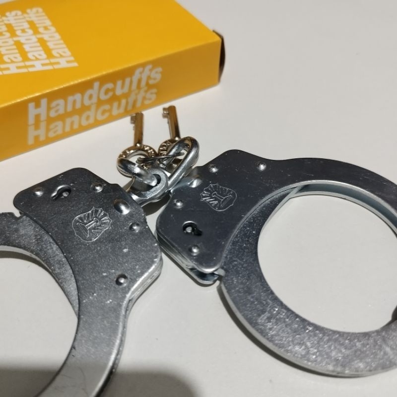 Borgol Tangan Dus Kuning | borgol Tangan | Borgol tangan polisi |Borgol Tangan security satpam