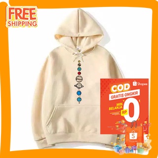 HOODIE CASUAL UNISEX POLOS MOTIF/ Jaket Hoodie NASA Planet H*m Original Usa / Sweater Hoodie NASA Ta