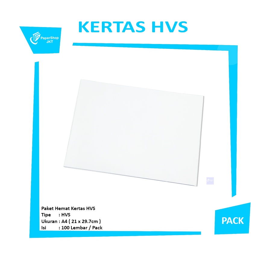 

Kertas HVS Foto Copy A4 100 Lembar - Paket Hemat