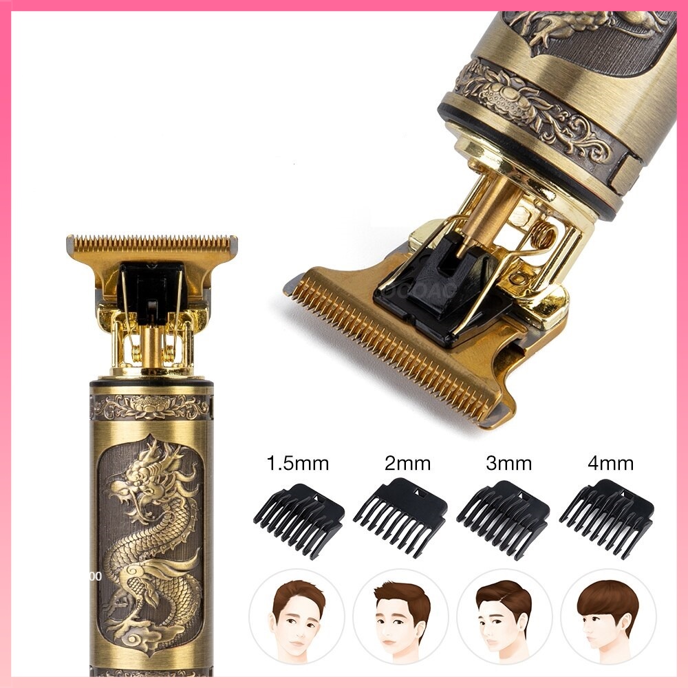Alat Cukur Rambut Profesional  Hair Clipper Vintage / Alat Cukur Elektrik Mesin Cukur Rambut Cas