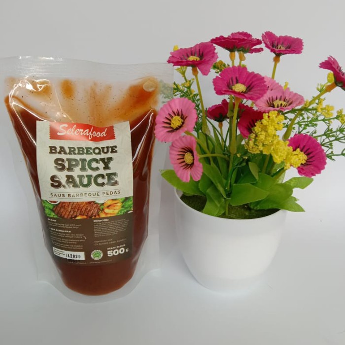 

KF97 #PAKET 2 Saus BBQ Spicy Selerafood isi 4 pack berat 500 gr/pack