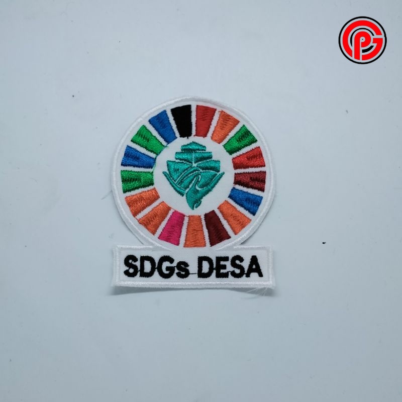 Best Seller Logo Bordir SDGS Desa / Logo SDGS Desa / Bordir Logo SDGS Desa / Bordir SDGS Desa / Logo