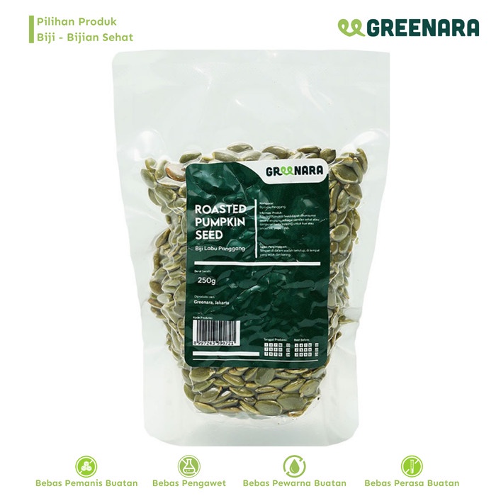 

[PREMIUM] Biji Labu Panggang 250gr / Roasted Pumpkin Seed KUALITAS TERBAIK
