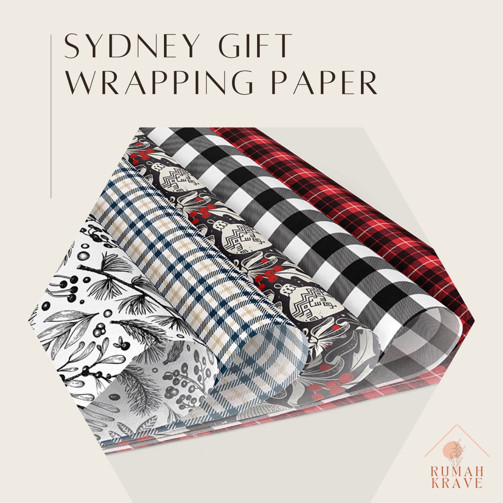 

RUMAH KRAVE - Sydney Gift Wrapping Paper Kertas Tissue Tisu