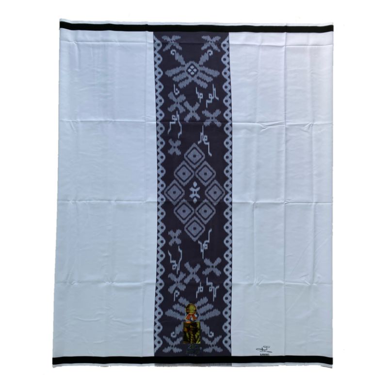 sarung HDS putih polos-sarung samarinda