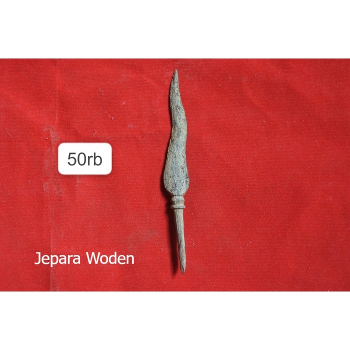 tombak full pamor sepuh majapahit luk 3 bk megantara sengkelat murah meriah JW1213