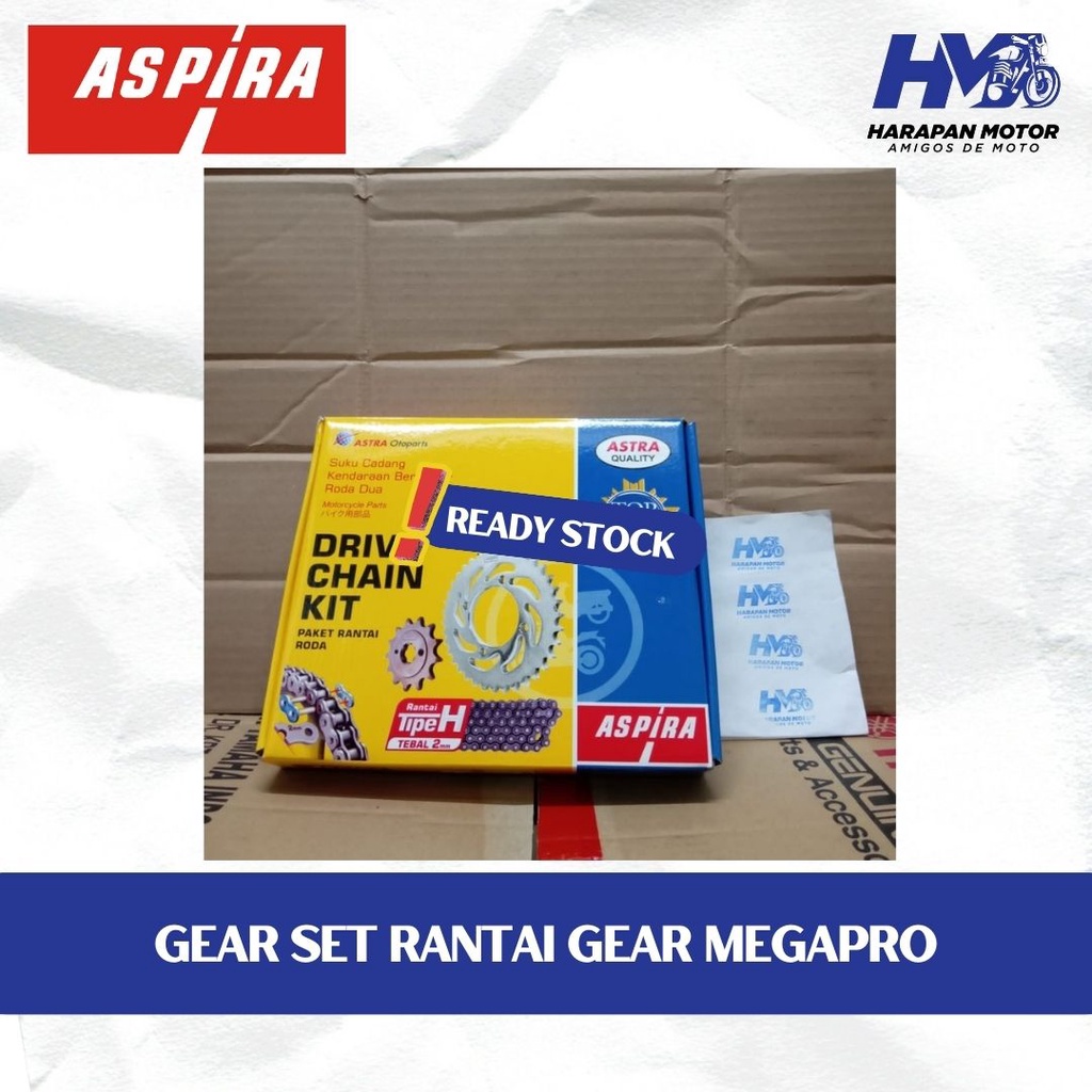 Rantai Gear Megapro ASPIRA H2-412PA-KEH-11OH