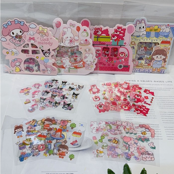 

Stiker Botol Anak / Stiker Lucu 2D random / Stiker Buku Anak