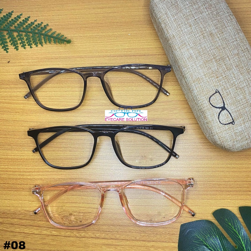 Frame Kacamata Pria Wanita Minus Cat Eye Premium Grade Ori Original Branded Kotak Lentur Terbaru Pre