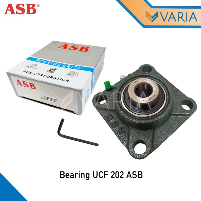 Bearing UCF 202 ASB Diameter As 15 mm Laher Pillow Block Duduk