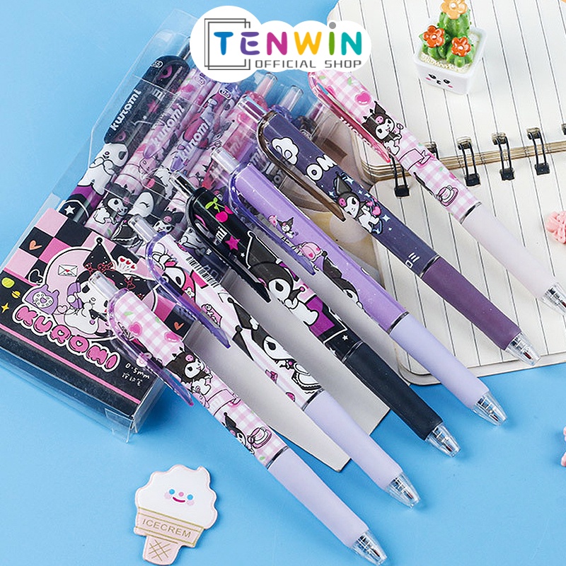 

pulpen PEN GEL SANRIO MELODY INNAMOROLL KUROMI POMPOMPURIN PENA - Tenwin
