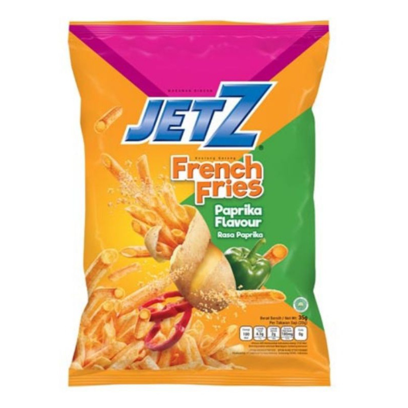 

JetZ French Fries Paprika 10 x 17gr