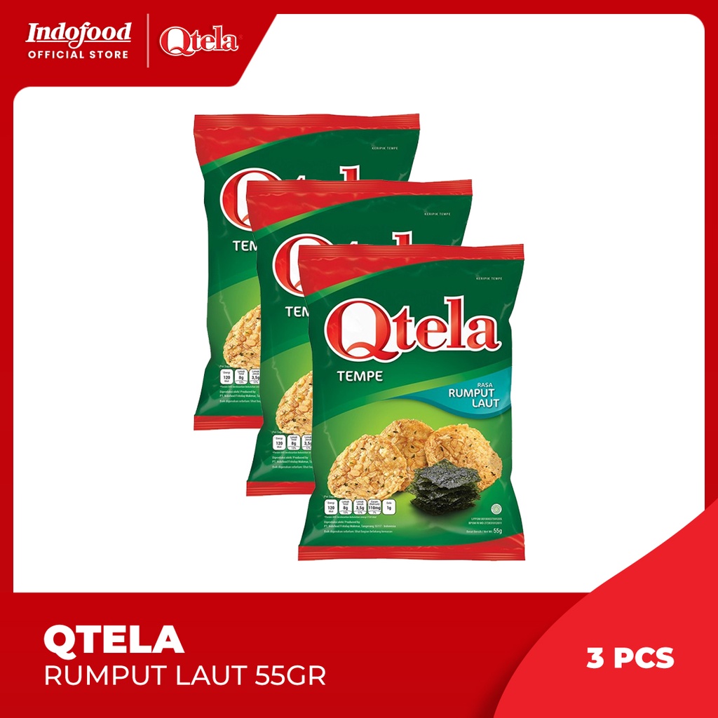 

3 Pcs - Qtela Tempe Rumput Laut 55 Gr