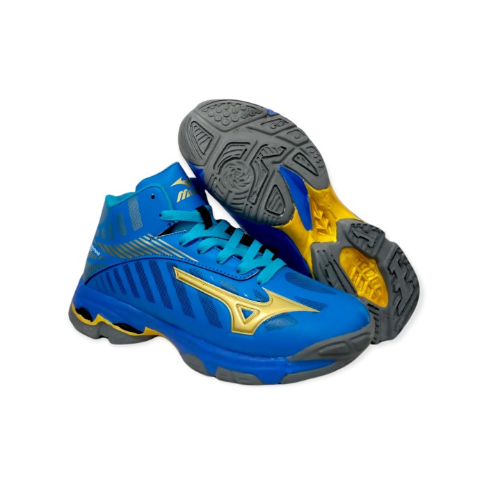 Terlaris ✨ -Sepatu Mizuno Wave Lighting Z4 Sepatu Volly Mizuno Wlz 4 Volly Ball - Black gold, 39