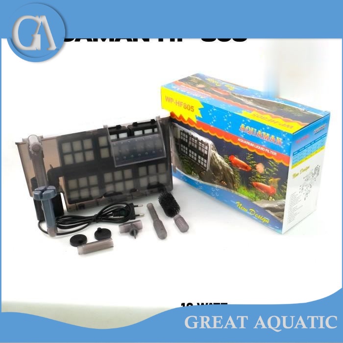 AQUAMAN WP HF 805 HF805 Slim Hanging Filter Gantung Aquarium Aquascape