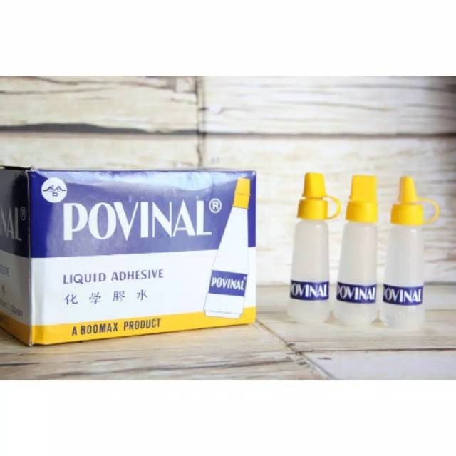 

Lem Kertas Cair Povinal Kecil 111 22ml / Lem Slime / Lem Kertas