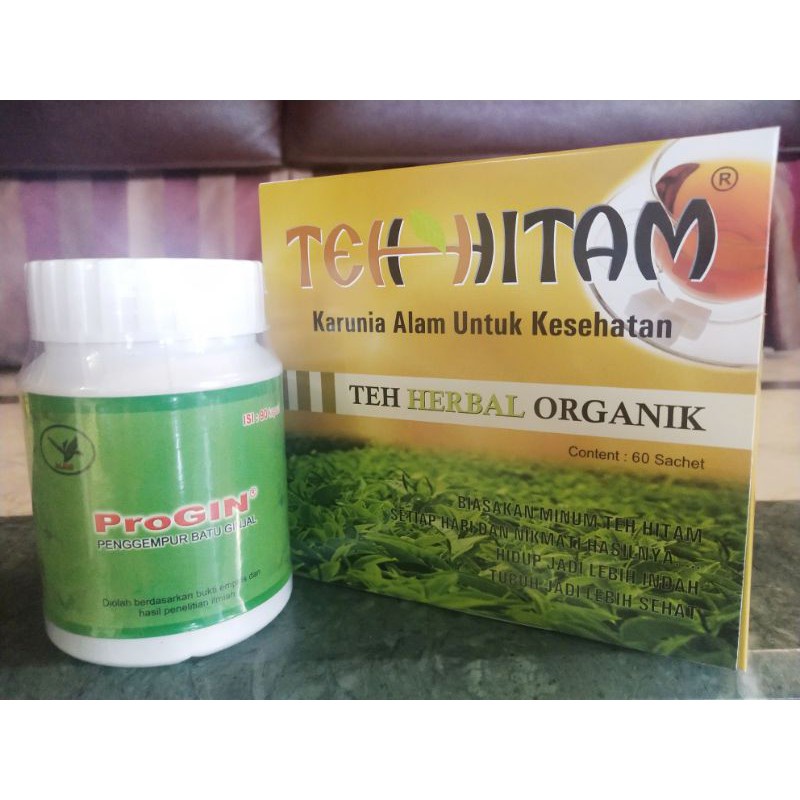 Obat Batu Ginjal Batu Empedu Batu Kandung Kemih Penggempur Batu Ginjal Cepat Tuntas, ProGIN Tehhitam