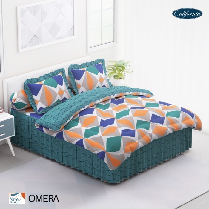 CALIFORNIA Bed Cover Queen Rumbai 160x200 Omera