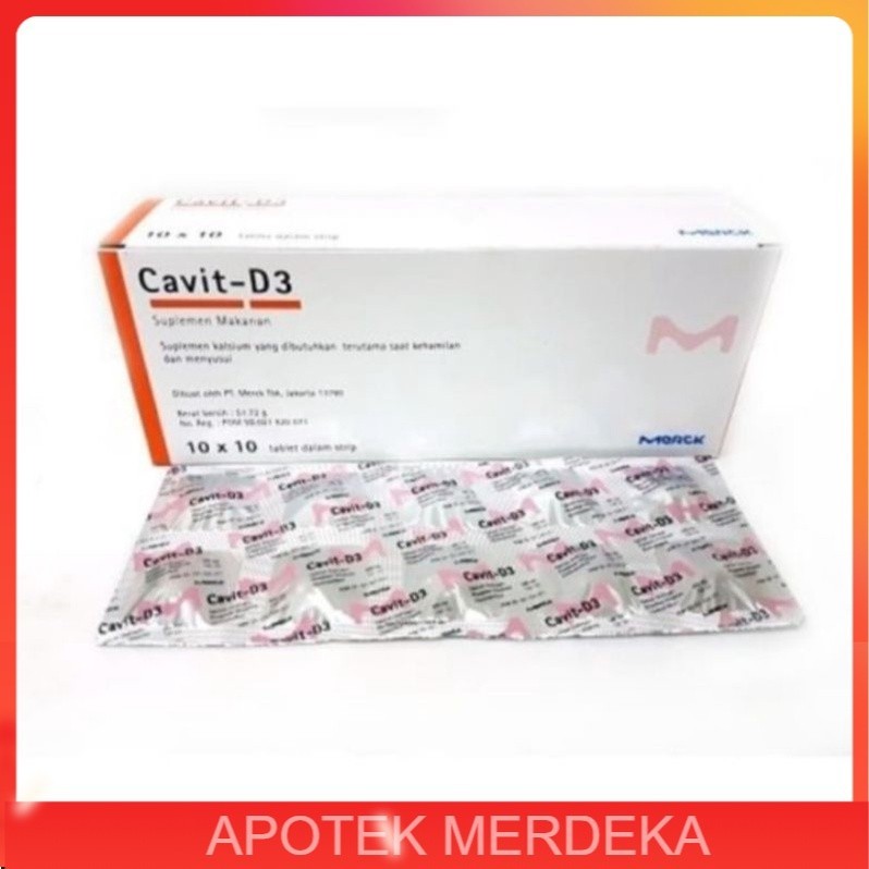 CAVIT D3 1 Strip Isi 10 tablet / vitamin d3 Strip