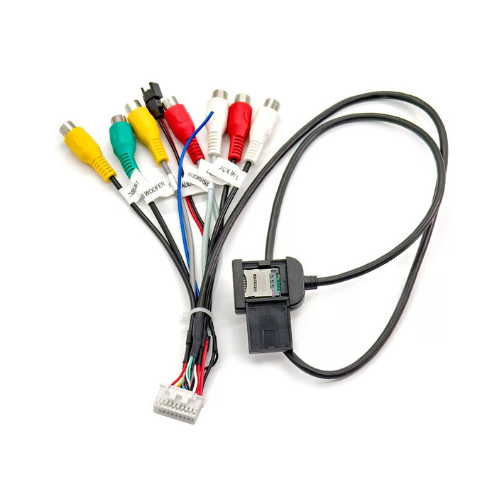 Soket Kabel Port RCA Modem Slot Sim Card Fan Kipas Antena 4G Untuk Headunit Android