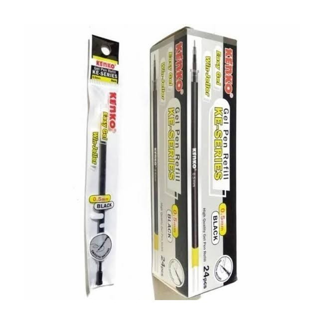 

(PACK) Refiil Pulpen / Isi Ballpen Gel 0.5 - Kenko KE-Series Easy Gel