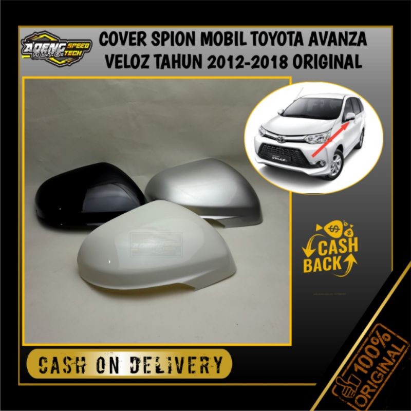 Cover spion Avanza Veloz 2012 2013 2014 2015 2016 cover tutup spion Avanza Veloz original kanan atau