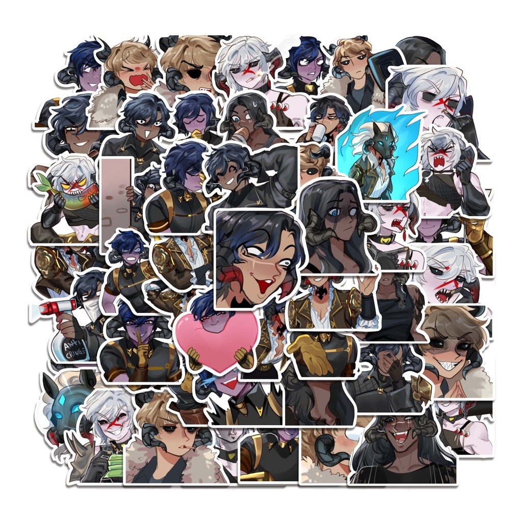 

COD 50 Pcs Stiker Men Closet Lucu Anti Air Untuk Dekorasi Notebook Sepeda Skateboard Handphone