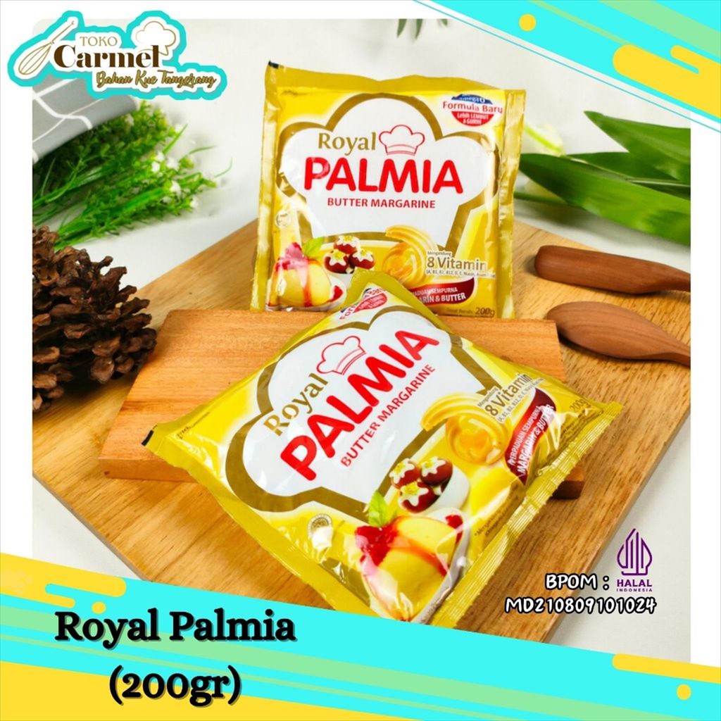 

ROYAL PALMIA Butter Margarine 200gr - Mentega Margarin Wangi Kue