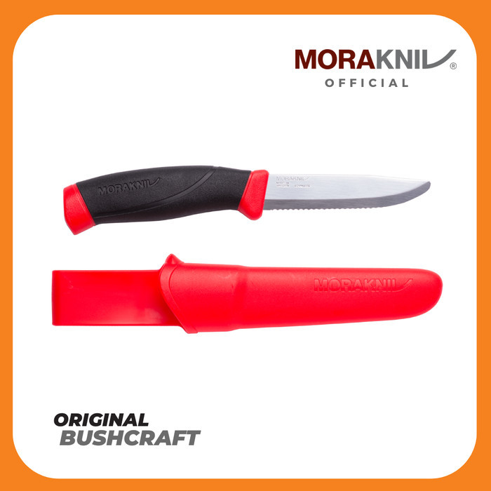 Pisau Morakniv Stainless Steel - Companion Rescue SRT Safe