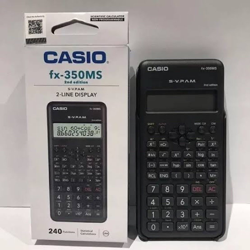 

Casio Fx-350MS kalkulator Scientific Calculator Scientific FX-350MS