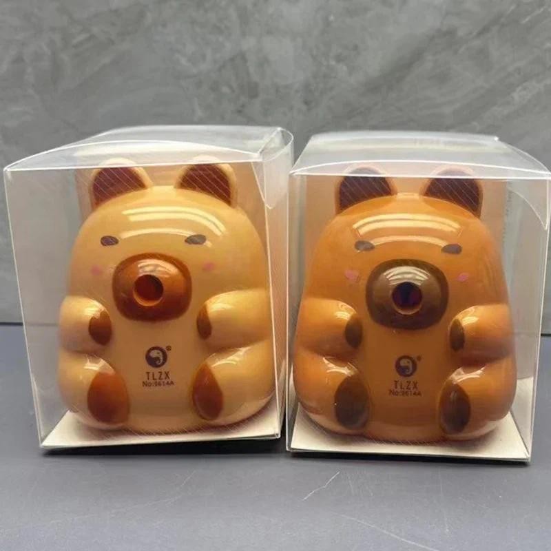 

Capybara Pencil Sharpener Cartoon Mechanical Pencil Sharpener Hand Crank Pencil Knife Tools Student Stationery Children Gift