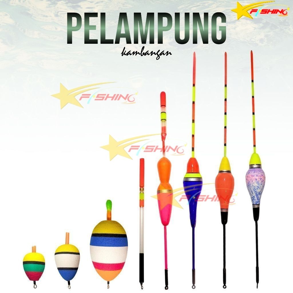 Stars Fishing Pelampung Busa Oval Tabung Starlite Kambangan Anti Badai Starlet Sensitif Apung Pancin