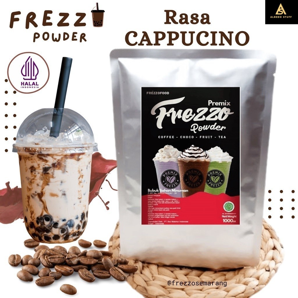 

1 KG FREZZO POWDER RASA CAPPUCINO / KAPUCINO / CAPUCINO | BUBUK MINUMAN RASA | POWDER DRINK